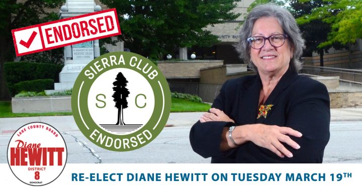 Sierra Club Endorses County Board Member Diane Hewitt